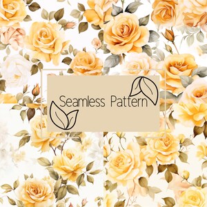 Floral Seamless Pattern | Digital Paper | Seamless Pattern | Repeating Pattern | Commercial Use | Digital Download | Vintage Flowers