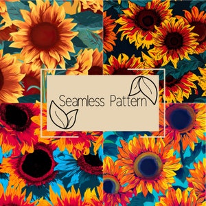 Floral Seamless Pattern | Floral Digital Paper | Seamless Pattern | Repeating Pattern | Commercial Use | Digital Download | Flower Seamless