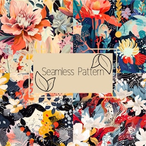 Floral Seamless Pattern | Seamless Pattern | Digital Paper | Commercial Use