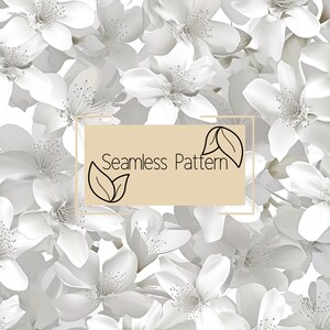 Floral Seamless Pattern | Digital Paper | Seamless Pattern | Repeating Pattern | Commercial Use | Digital Download | Vintage Flowers
