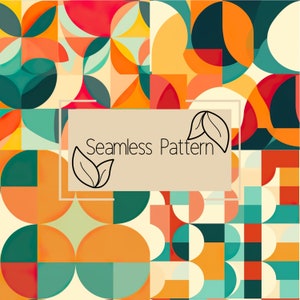 Geometric Seamless Pattern | Geometric Seamless Pattern | Repeating Pattern | Commercial Use | Digital Download | Digital Paper | Pattern