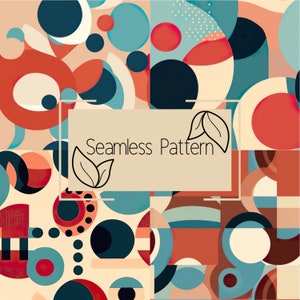 Geometric Seamless Pattern | Geometric Seamless Pattern | Repeating Pattern | Commercial Use | Digital Download | Digital Paper | Abstract