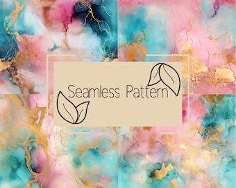 Abstract Seamless Pattern | Seamless Pattern | Repeating Pattern | Commercial Use | Digital Download | Digital Paper | Alcohol Ink