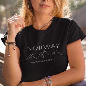 Mountain T Shirt Norway Woman
