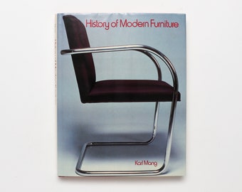 History Of Modern Furniture - Vintage Coffee Table Book, MCM Decor, Apartment Decor, Furniture Book, Design Book, Architecture Book