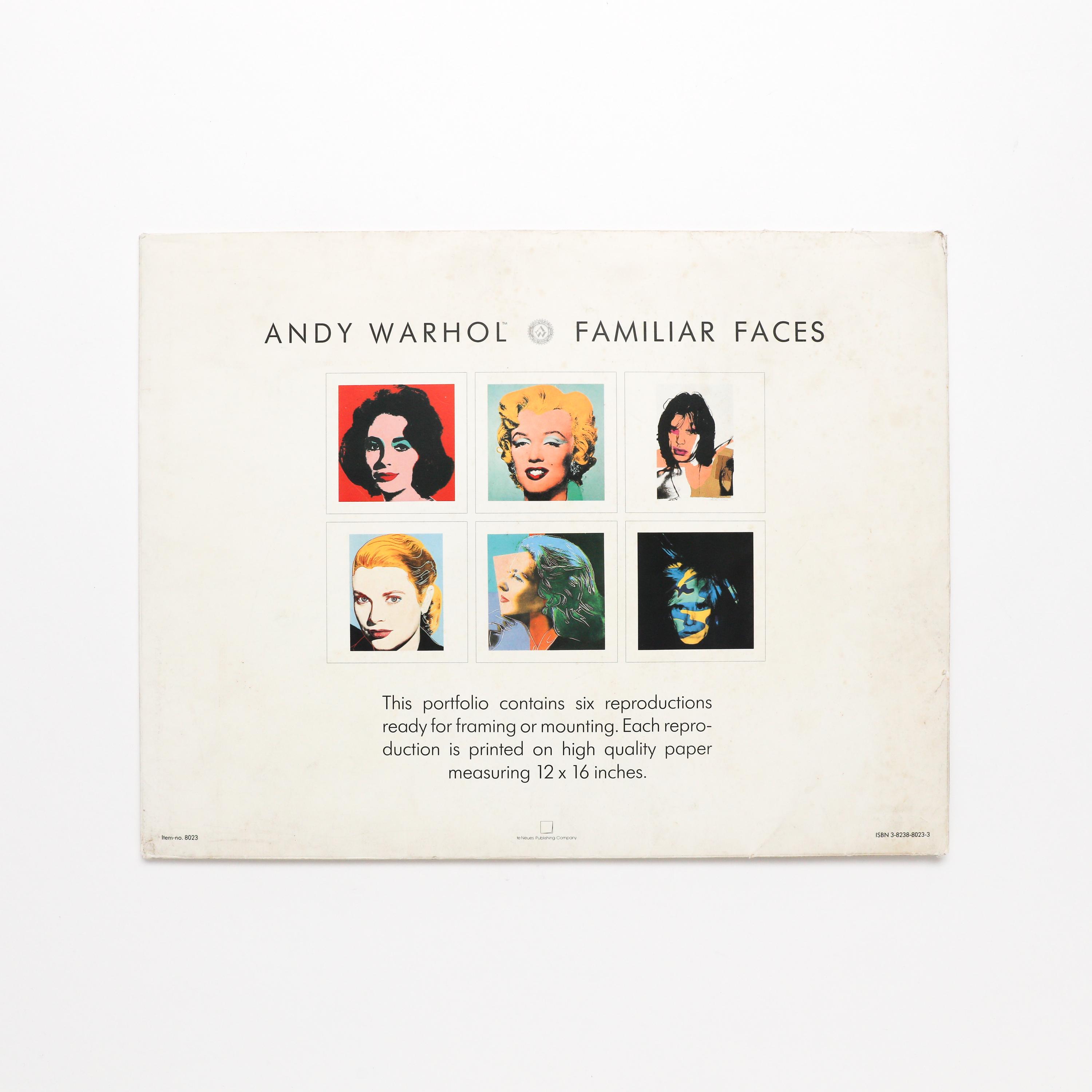 Andy Warhol, Familiar Faces - 6 Prints - Etsy