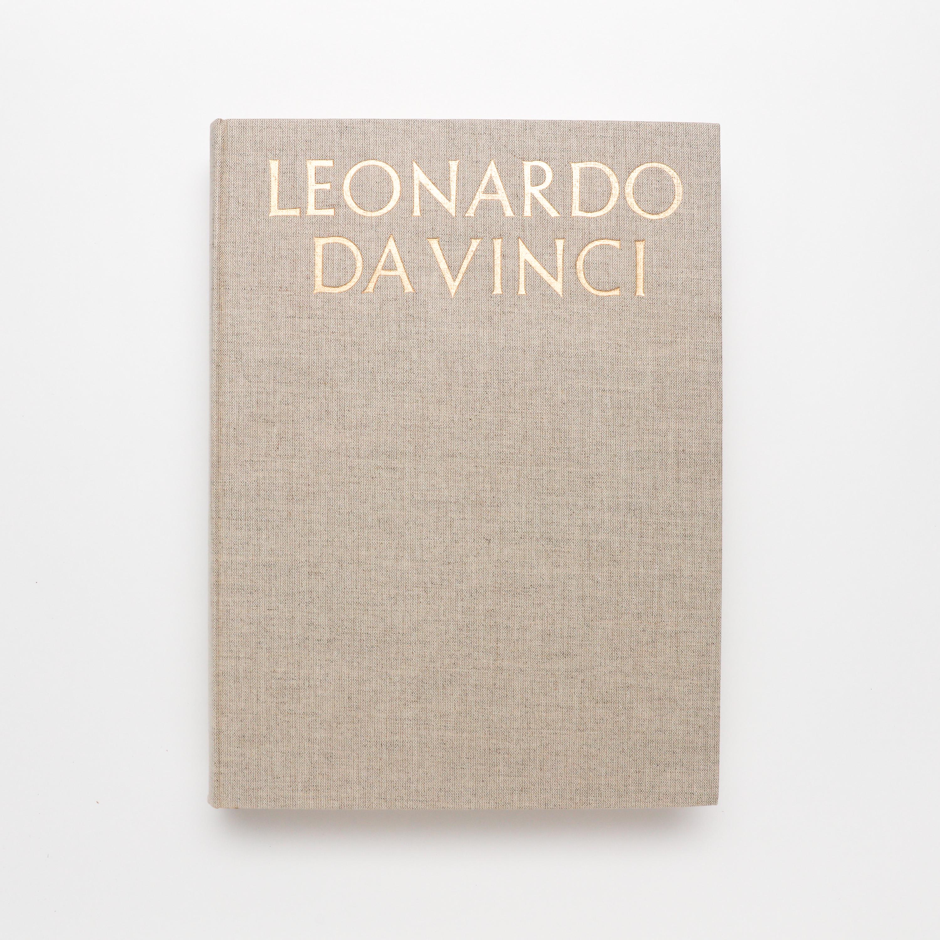 Leonardo Da Vinci - Vintage Coffee Table Book, MCM Decor, Apartment Decor, Table Decor, Home Decor, Art Book