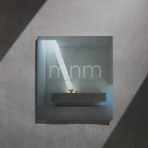 MNM Minimalist Interiors - Vintage Coffee Table Book, MCM Decor, Apartment Decor, Architecture Book