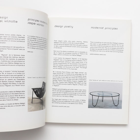 Mathieu Mategot - Rare Vintage Coffee Table Book, MCM Decor