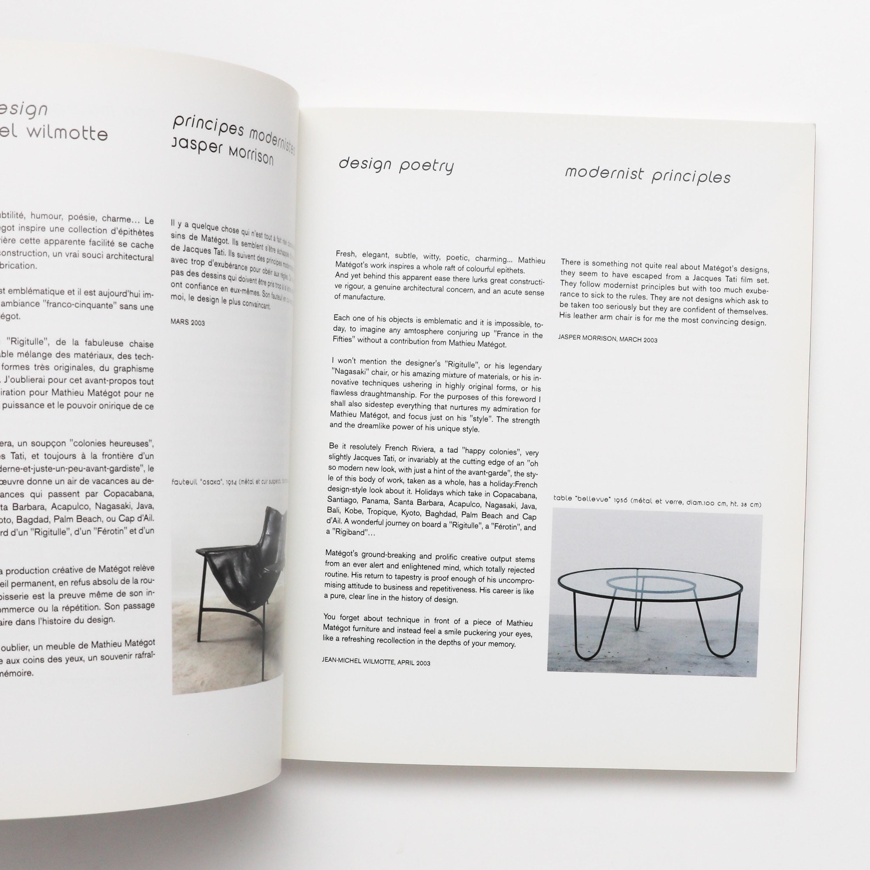 Mathieu Mategot - Rare Vintage Coffee Table Book, MCM Decor