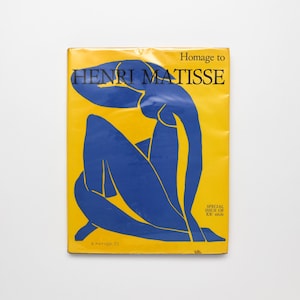 Homage to Henri Matisse, xxe siecle - Vintage Coffee Table Book, MCM Decor, Apartment Decor, Table Decor, Art Book