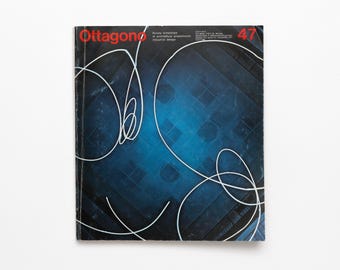 Ottagono, 47 - Vintage Coffee Table Magazine, MCM Decor, Apartment Decor, Table Decor, Home Decor, Architecture Book, Italy Design Book