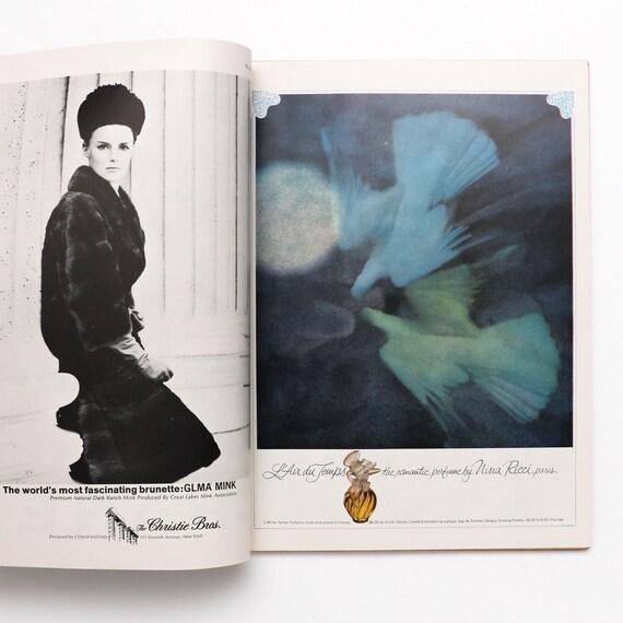 Harper's Bazaar, November 1963 - Vintage Fashion Magazine, Coffee
