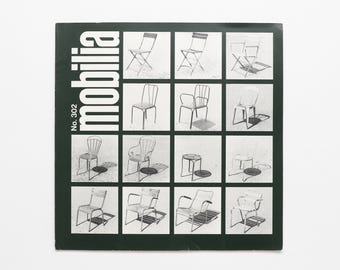 Mobilia - Vintage Coffee Table Book, MCM Decor, Apartment Decor, Table Decor, Home Decor, Design Book, Architecture Book