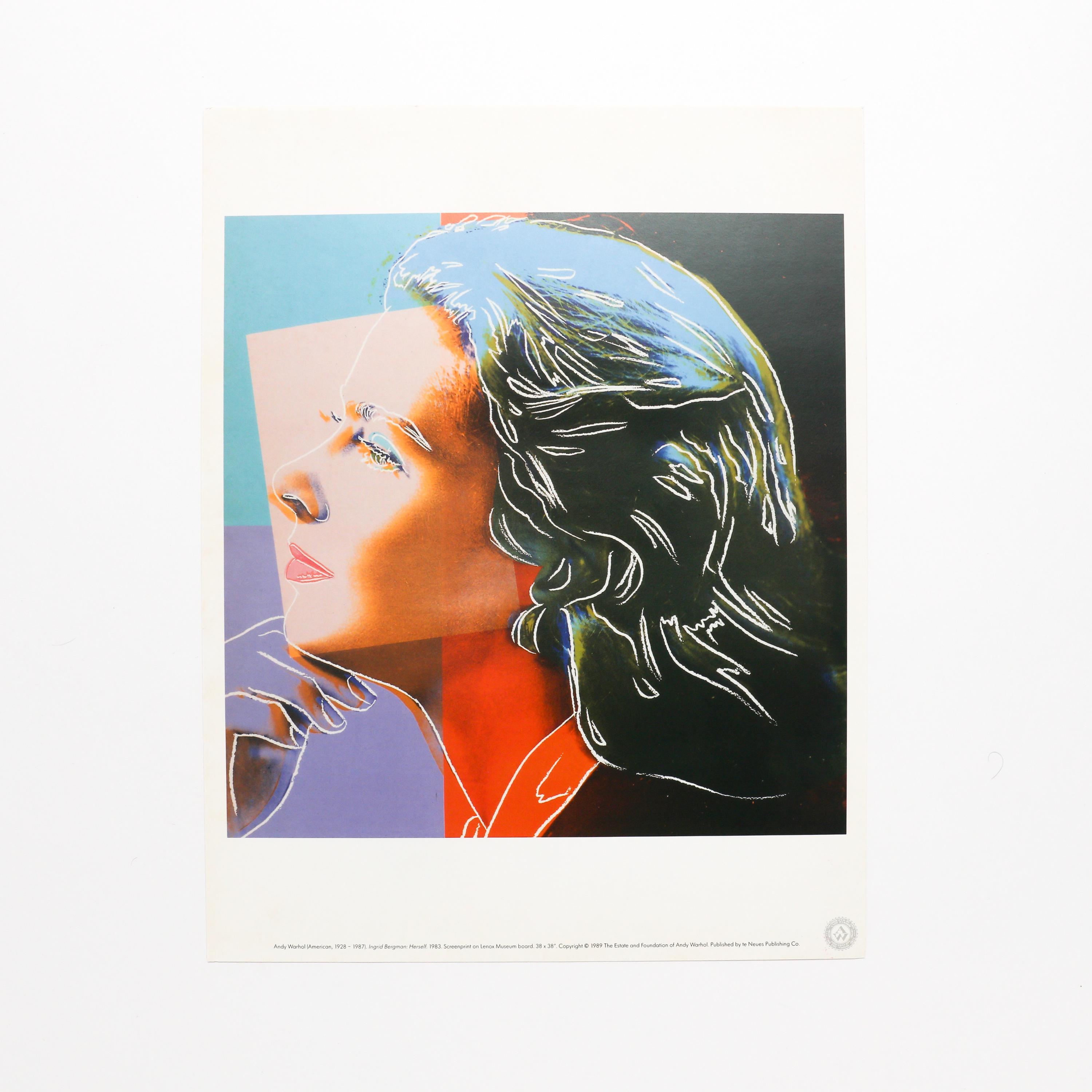 Andy Warhol, Familiar Faces - 6 Prints - Etsy