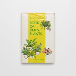 Buch der Zimmerpflanzen - Vintage Couchtischbuch, MCM Dekor, Wohnung Dekor, Tischdekoration, Wohndekor, Pflanzenbuch