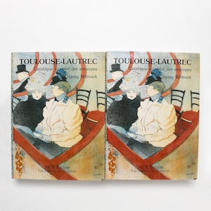 Toulouse Lautrec Catalogue Complet Des Estampes, 2 Volumes - Vintage Coffee Table Book, MCM Decor, Apartment Decor, Art Book