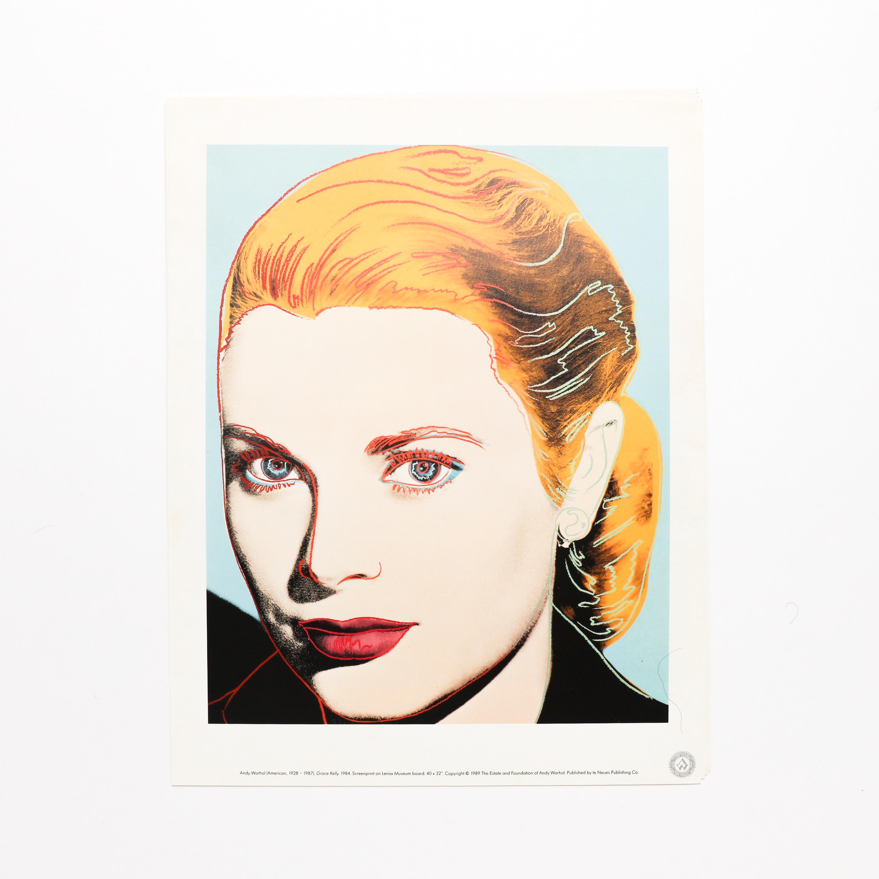 Andy Warhol, Familiar Faces - 6 Prints - Etsy