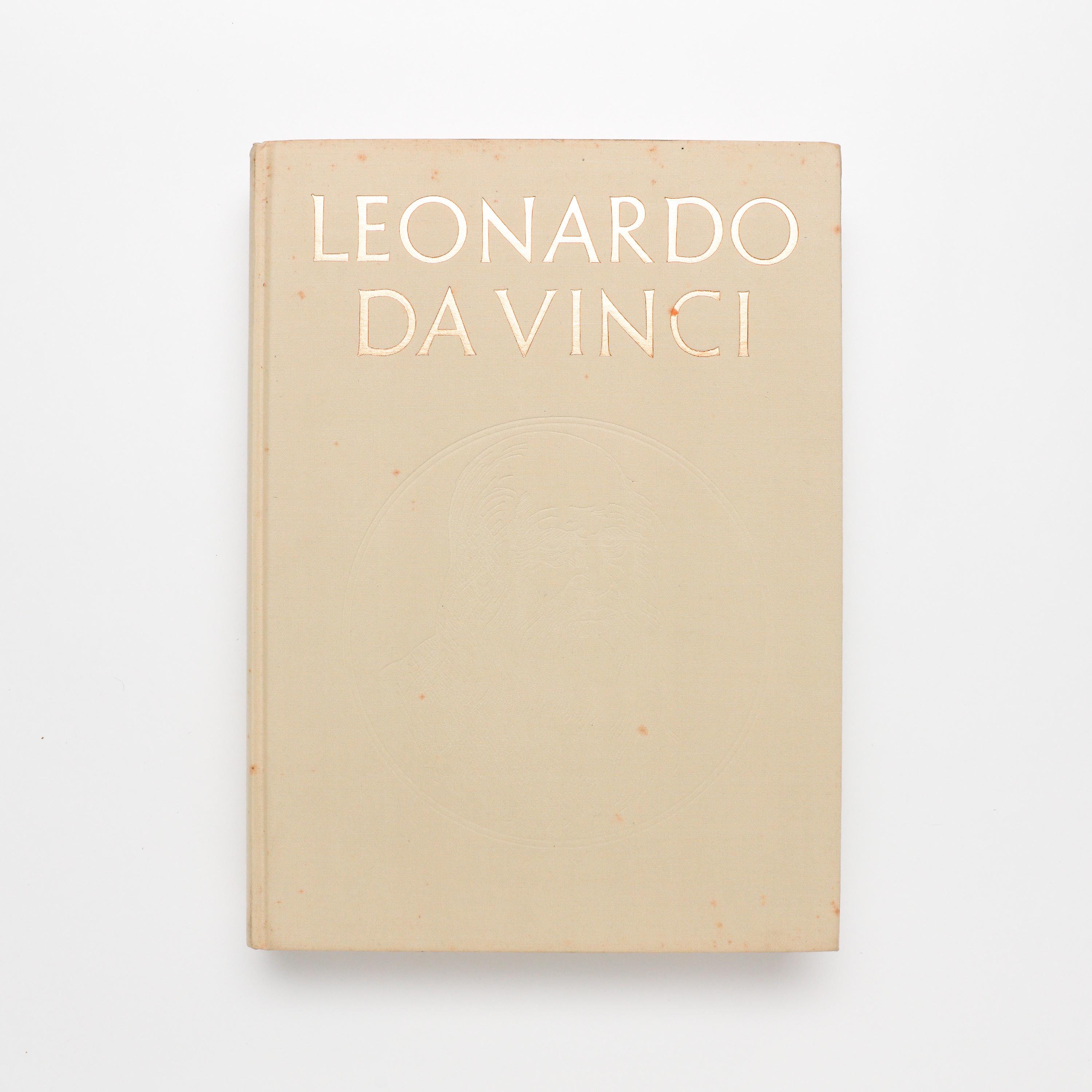 Leonardo Da Vinci - Vintage Coffee Table Book, MCM Decor