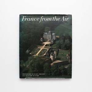 France From the Air - Vintage Coffee Table Book, MCM Decor