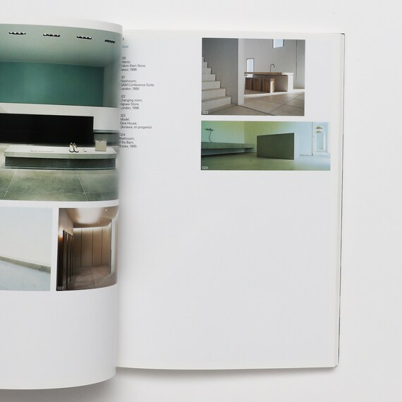 John Pawson, Themes and Projects - Vintage Coffee Table Book, MCM
