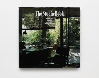 The Studio Book - Vintage Coffee Table Book, MCM Decor, Apartment Decor, Table Decor, Boho Decor, Architecture Book, Design Book