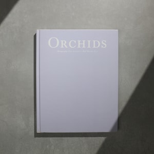 Orchideen - Blumenbuch, Vintage Kaffeetischbuch, MCM Dekor, Wohnung Dekor, Boho Dekor, Tischdeko, Fotografie Buch