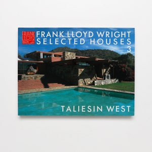 Frank Lloyd Wright Selected Houses 3 - Vintage Coffee Table Book, MCM Decor, Apartment Decor, Architecture Book, Design Book