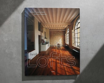 Lofts, Living In Space - Vintage Coffee Table Book, MCM Decor, Apartment Decor, Table Decor, Architecture Book, Interior Design Book
