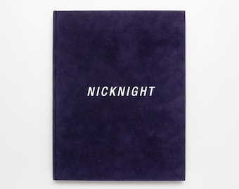 Nick Knight Blue Velvet - Vintage Coffee Table Book, MCM Decor