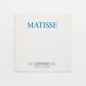 Matisse - Vintage Coffee Table Book, MCM Decor, Apartment Decor, Table Decor, Home Decor, Art Book