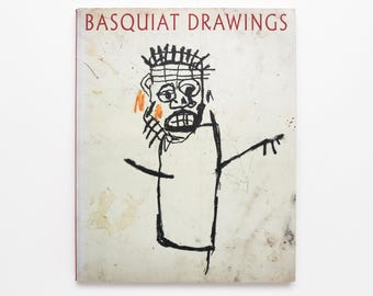 Basquiat Drawings - Vintage Coffee Table Book, MCM Decor, Apartment Decor, Table Decor, Art Book
