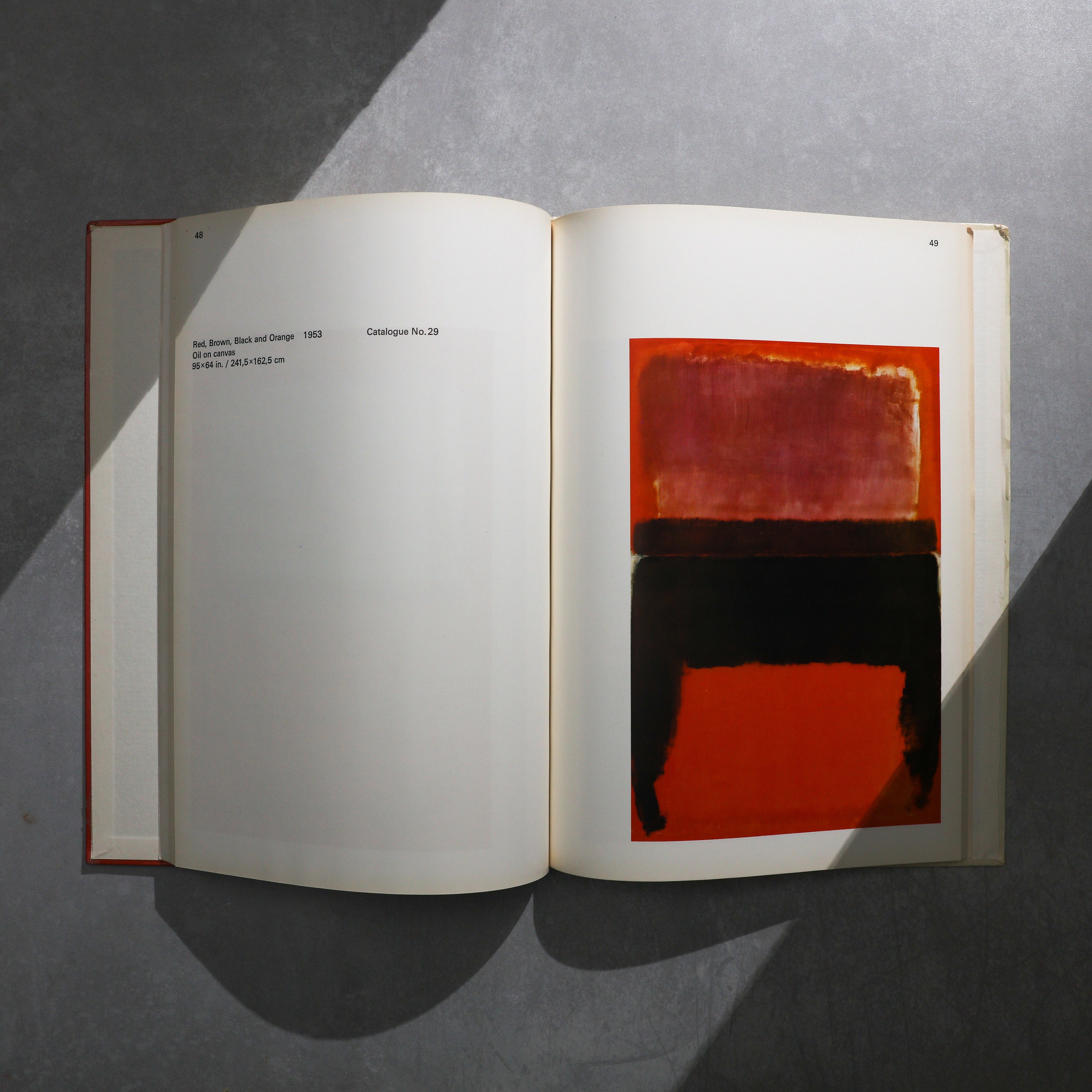 Mark Rothko Vook Mark Rothko Vintage Coffee Table Book MCM Decor Apartment - Etsy