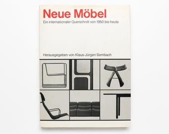 Neue Mobel - Vintage Coffee Table Book, MCM Decor, Apartment Decor, Table Decor, Home Decor, Architecture Book, Design Book, Furniture Book