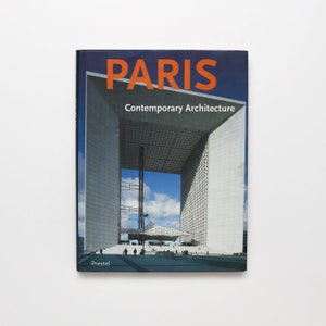 Paris, Contemporary Architecture - Vintage Coffee Table Book, MCM Decor, Apartment Decor, Architecture Book, Design Book, France Book