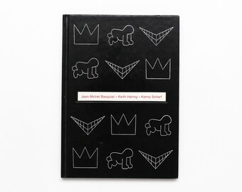 Basquiat, Haring, Scharf - Vintage Coffee Table Book, MCM Decor, Wohnung Dekor, Tischdekoration, Home Decor, Kunstbuch