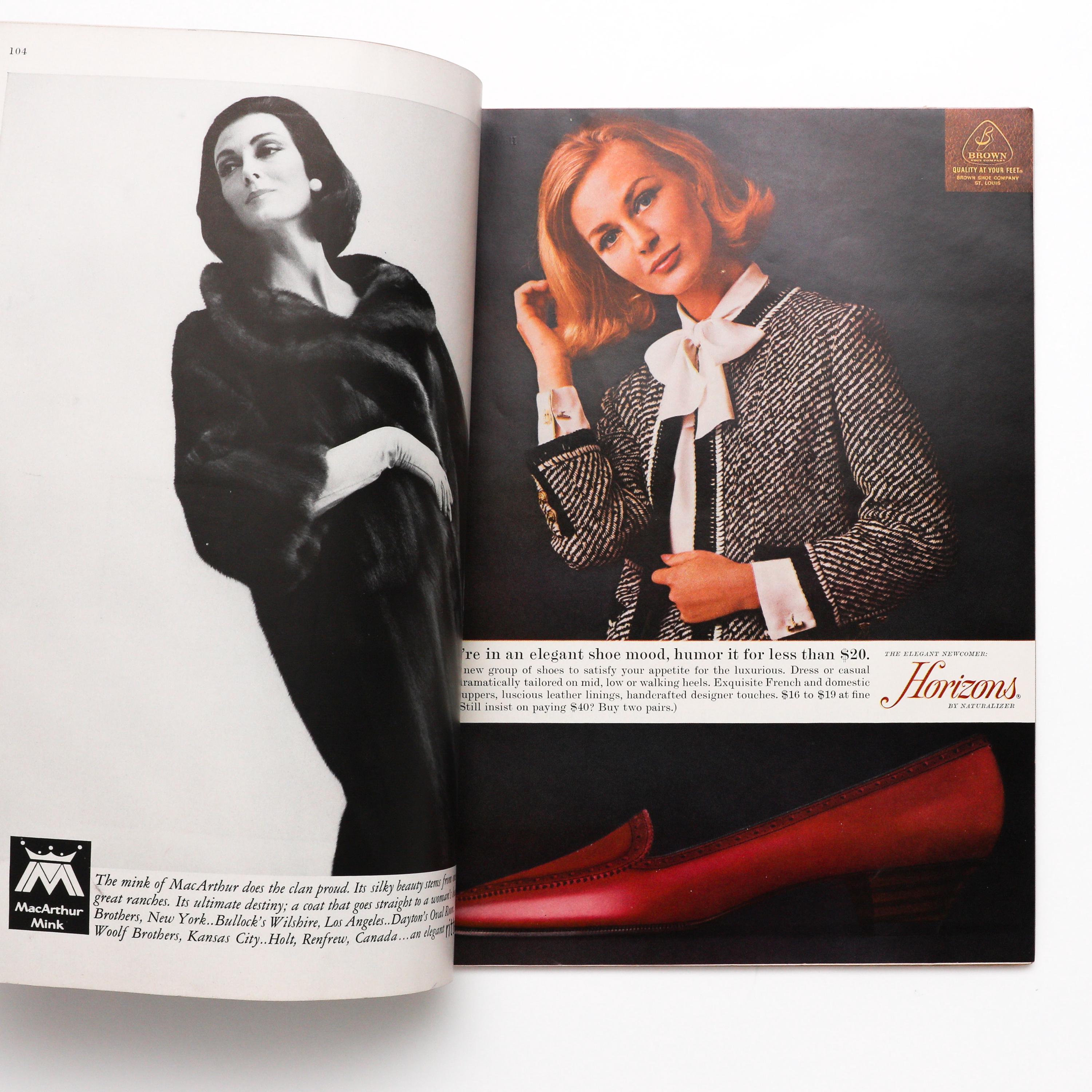 Harper's Bazaar, November 1963 - Vintage Fashion Magazine, Coffee