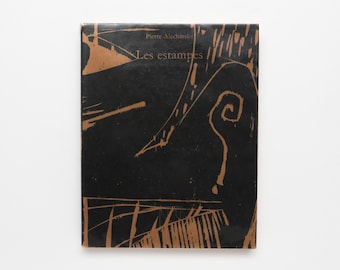 Pierre Alechinsky, Les Estampes, de 1946 a 1972 - Rare Vintage Coffee Table Book, MCM Decor, Apartment Decor, Table Decor, Art Book