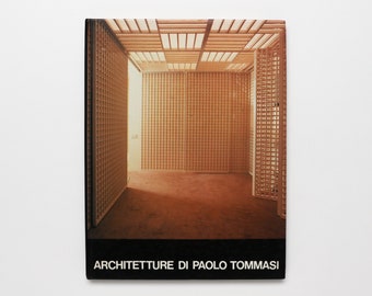 Architetture Di Paolo Tommasi - Vintage Coffee Table Book, MCM Decor, Apartment Decor, Table Decor, Design Book, Architecture Book