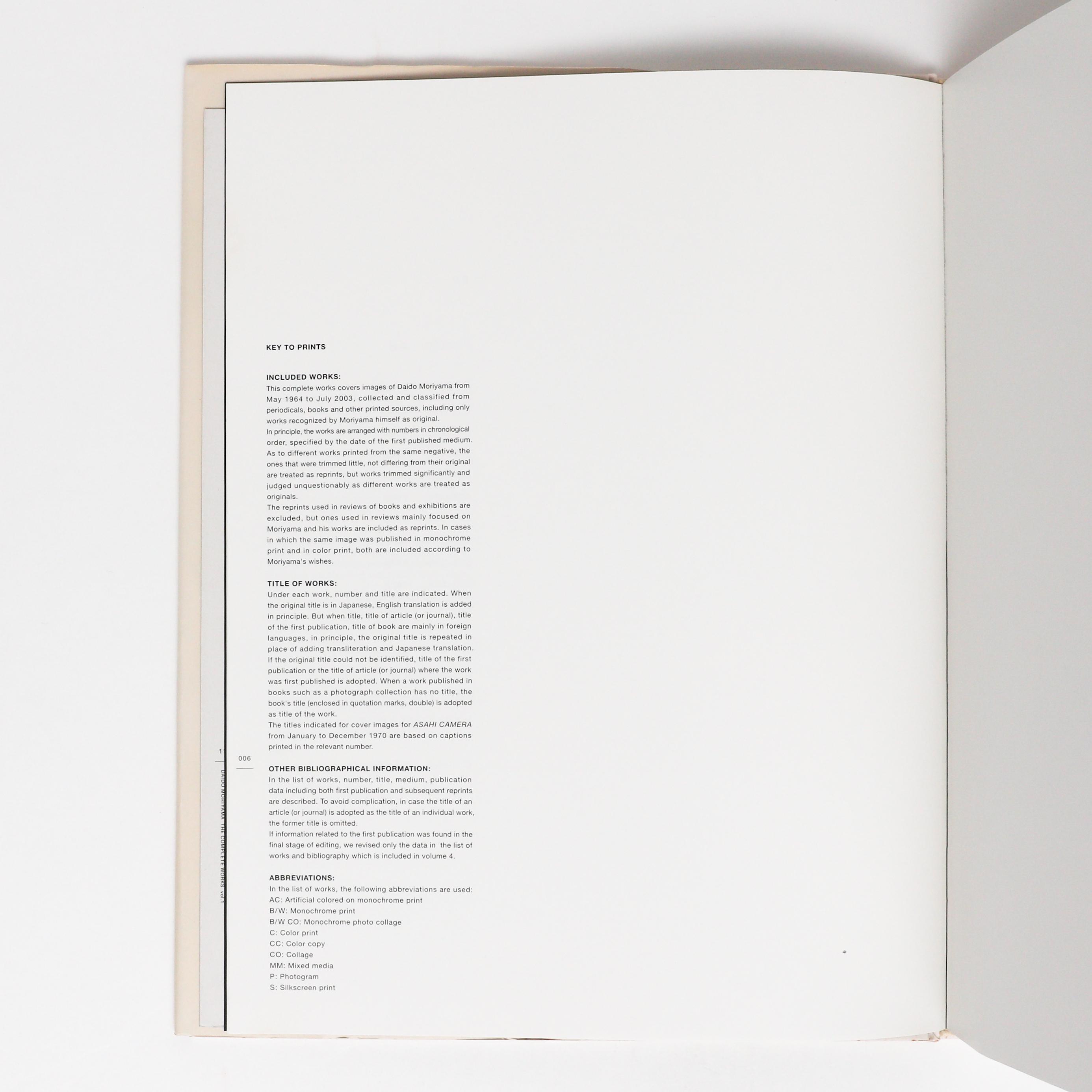 その他 Daido Moriyama The Complete Works Vol.1 Daido Moriyama, the Complete Works, Vol. 1 - Rare Photo Book - Etsy
