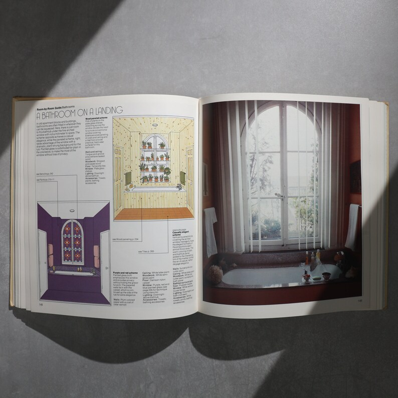 The Decorating Book Vintage Coffee Table Book, MCM Decor, Apartment