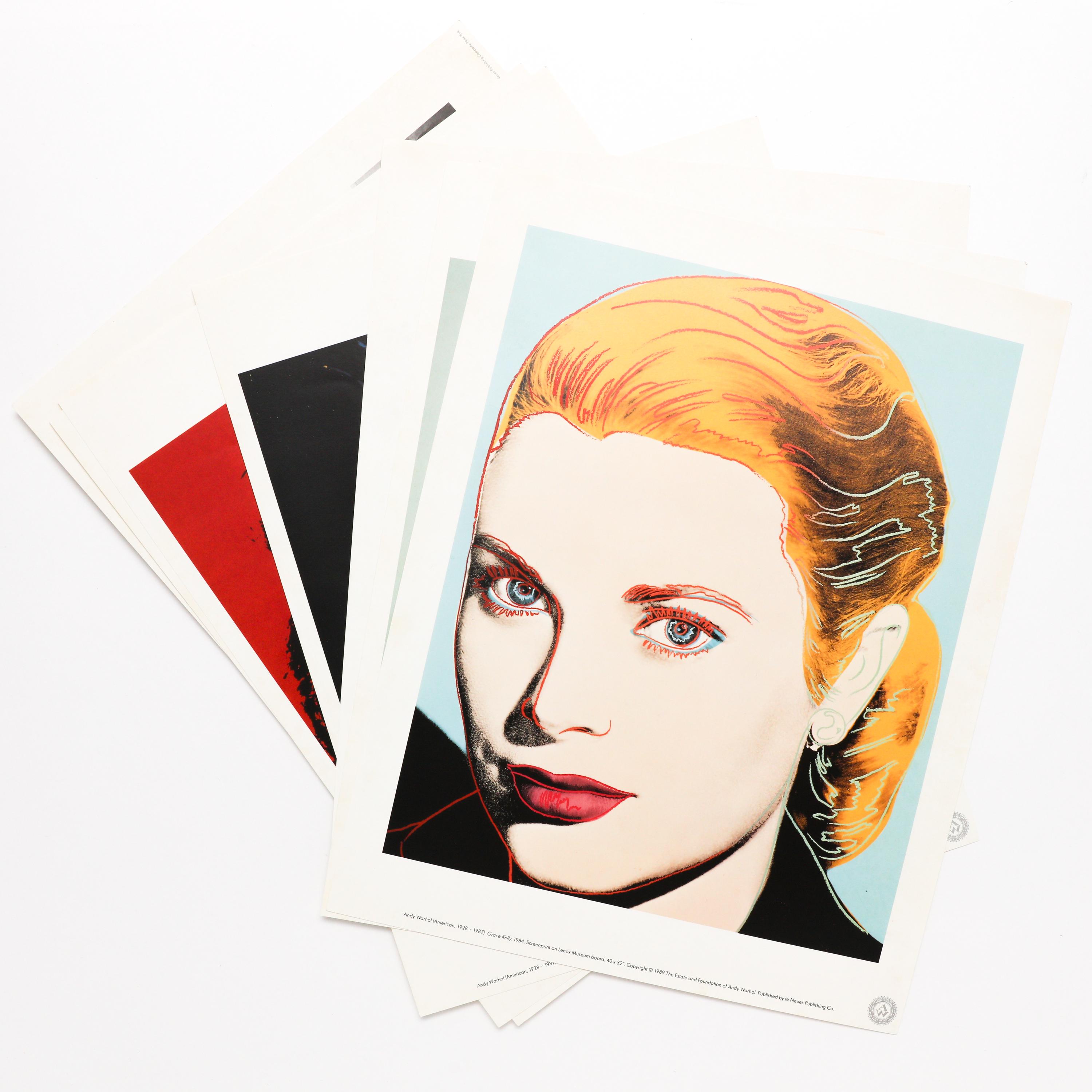 Andy Warhol, Familiar Faces - 6 Prints - Etsy
