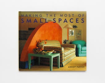 Making The Most Of Small Spaces - Vintage Coffee Table Book, MCM Decor, Apartment Decor, Table Decor, Architecture Book, Design Book