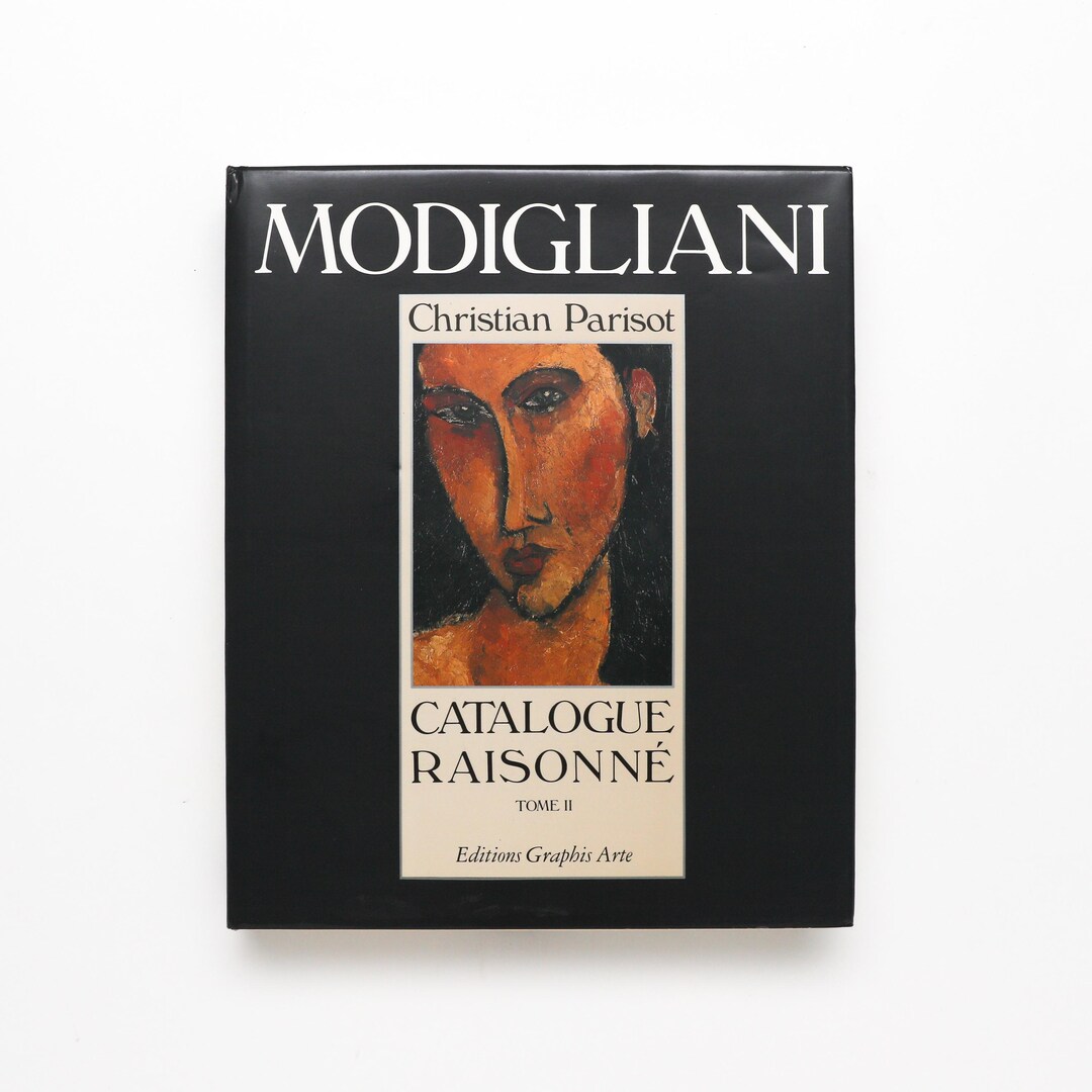 Modigliani Catalogue Raisonne Tome II - Rare Art Book, Coffee
