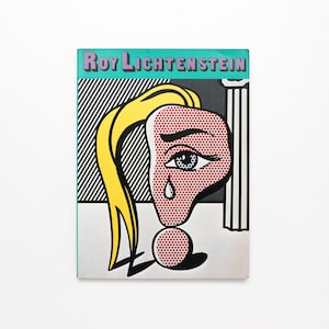 Roy Lichtenstein - Vintage Coffee Table Book, MCM Decor, Apartment Decor, Table Decor, Home Decor, Art Book