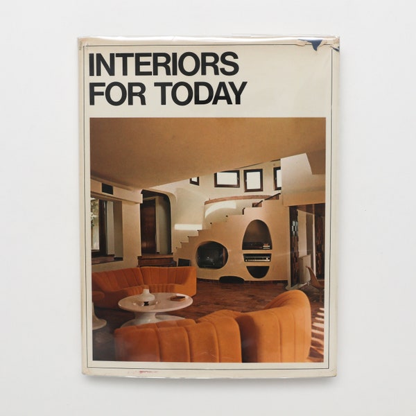 Interiors for Today, Franco Magnani - Vintage Coffee Table Book, MCM Decor, Apartment Decor, Architecture Book, Interior Design Book