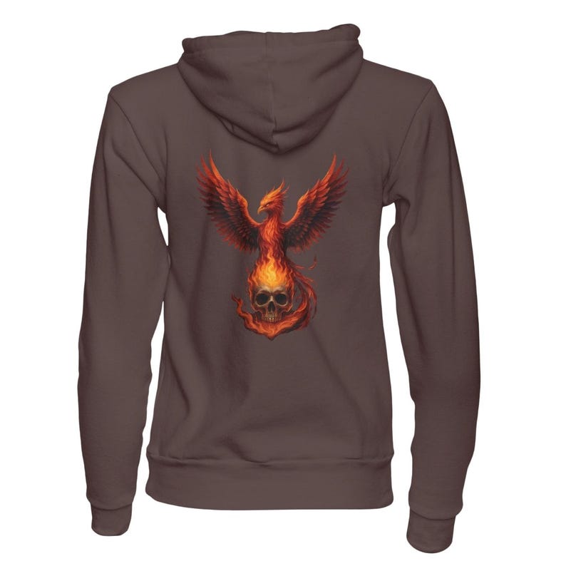 Phoenix Merch Phoenix Skull Clipart | Firebird Fantasy Art JPEG Sublimation Graphic ...