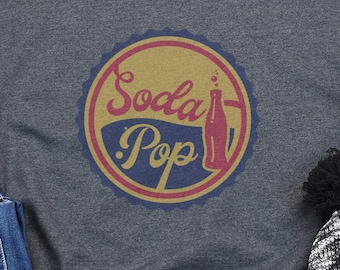Vintage Soda Pop T-Shirt: Retro Style Cola Tee