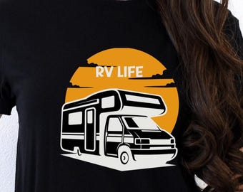 Vintage Style RV Life Shirt: Nomad Camping Tee
