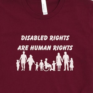 Disabled Rights Tee, Invisible Illness Shirt, Disability Advocates Sweatshirt, Disabled Equality TShirt, Disability Awareness T-Shirt